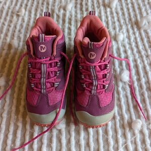 Girls Size 12.5 Merrell Hiking Boots